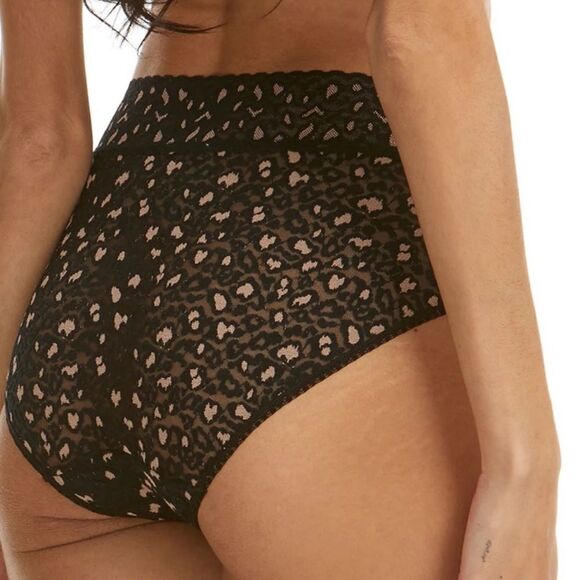 2) NEW Hanky Panky Cross Dyed Leopard French Brief panties small black - Picture 8 of 8